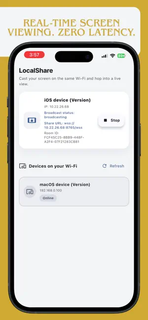 ShareLAN — Screen to PC screenshot 1