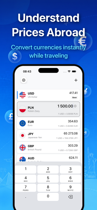 Currencies - quick converter Screenshot 2 of 10