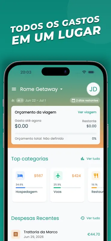 Despesas de Viagem e Orçamento screenshot 4 of 10