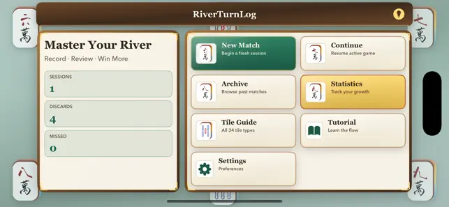 RiverTurnLog iPhone screenshot 1