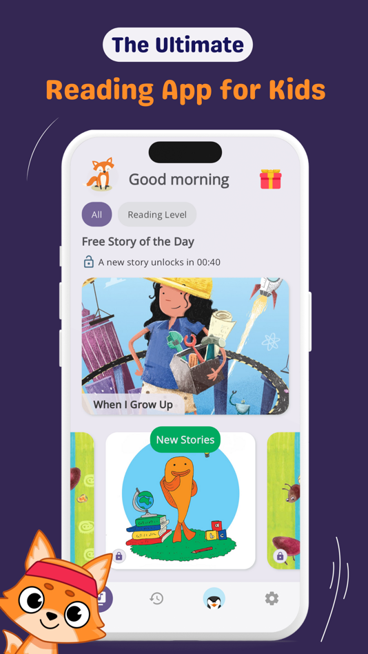 #1. FoxStoria: Kids Library Tales (iOS) By: The Silly Bugs LLC