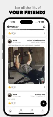 OneRack: Strength Log screenshot 1