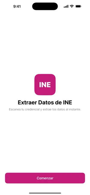Extraer Datos de INE screenshot 1