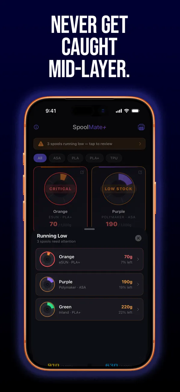 #3. SpoolMate (iOS) Ved: Chris TeSelle