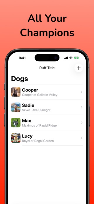 Ruff Title - Dog Title Tracker Screenshot 4 of 7