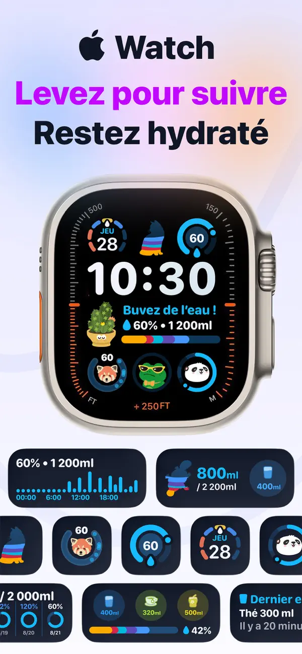 Screenshot #2 pour Water Tracker - Drink Reminder
