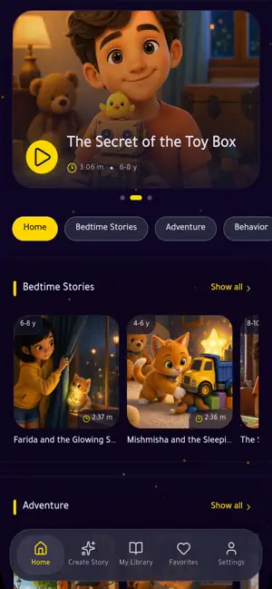 Tota Tota - Bedtime Stories screenshot 1