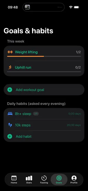 Go Health Habits screenshot 4