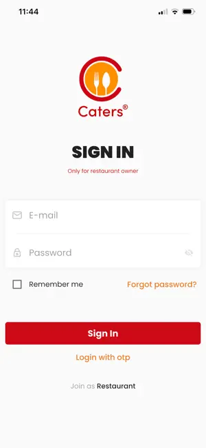 Caters Vendor: Partner App screenshot 2
