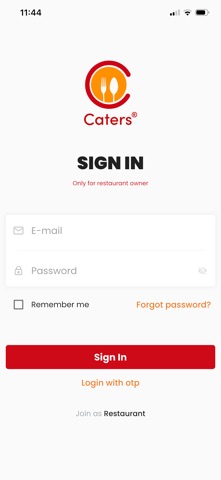 Caters Vendor: Partner App Screenshot 2 of 8