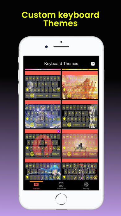 Anime & Wallpapers Keyboard Screenshot