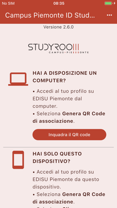 Screenshot #1 pour Campus Piemonte ID Study Room