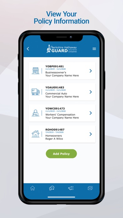 BHGUARD Ins. Co. Mobile App Screenshot