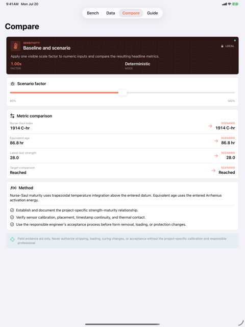 Maturityline: Concrete screenshot 4