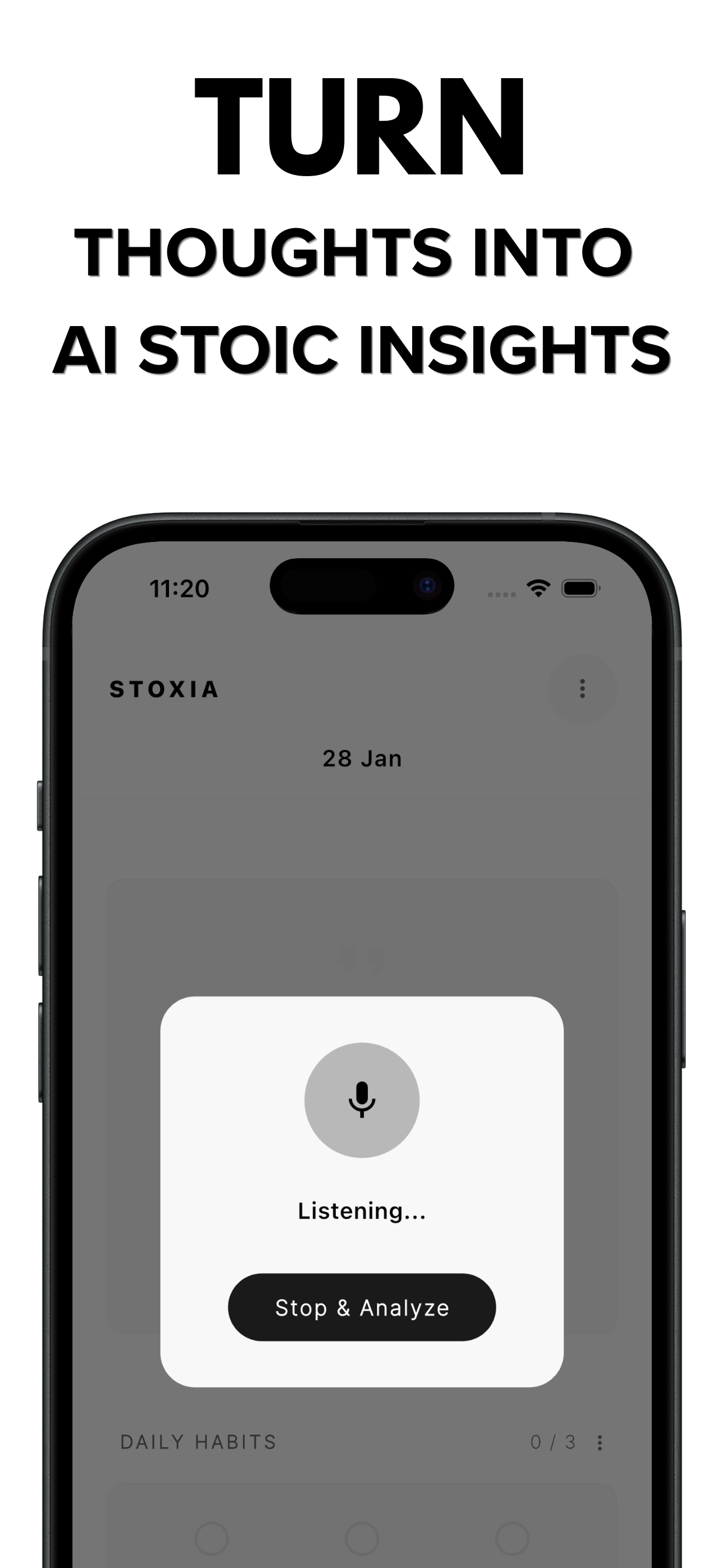 AI Stoic Journal: Stoxia screenshot 2