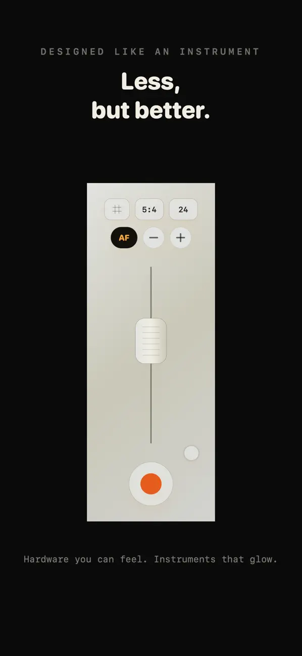 Screenshot #2 pour F54 - Manual Cinema Camera