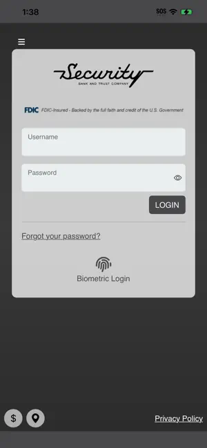 SBT Mobile Banking screenshot 1