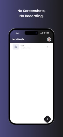 LetzHush:Secure & Private Chat Screenshot 4 of 6