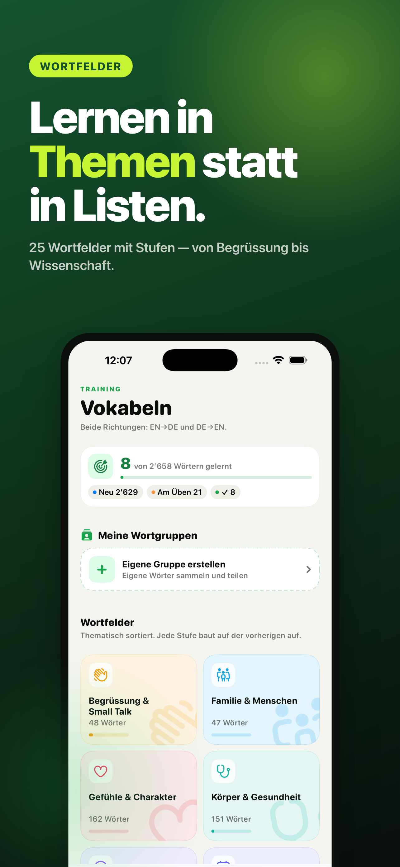 Vokabu - Englisch lernen screenshot 4