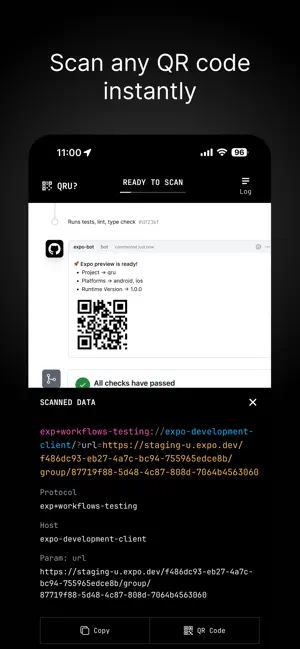 QRU? - QR Code Debugger iPhone screenshot 1