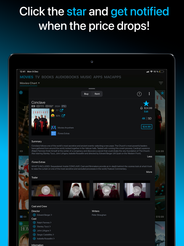 CheapCharts - Movie & TV Deals Screenshot