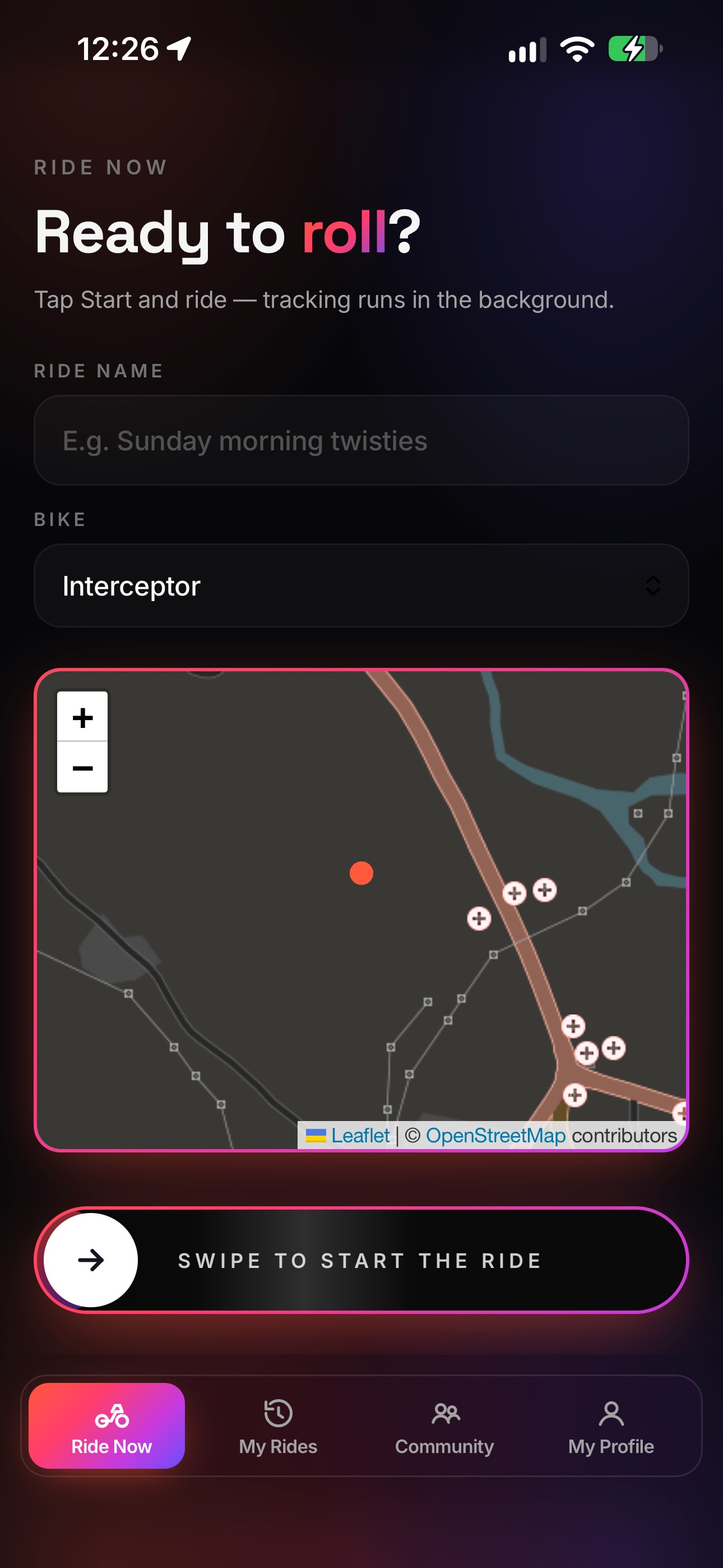 Screenshot 1 of MotoTrk
