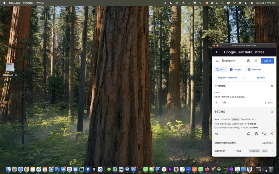 #10. TransLearn - AI language learn (macOS) 게시자: Coiner.Cab Corp