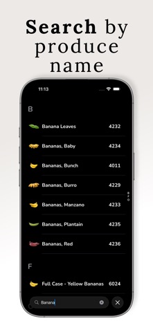 PLU screenshot