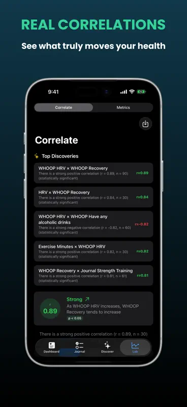 Correlate - Health Insights screenshot 6 of 10