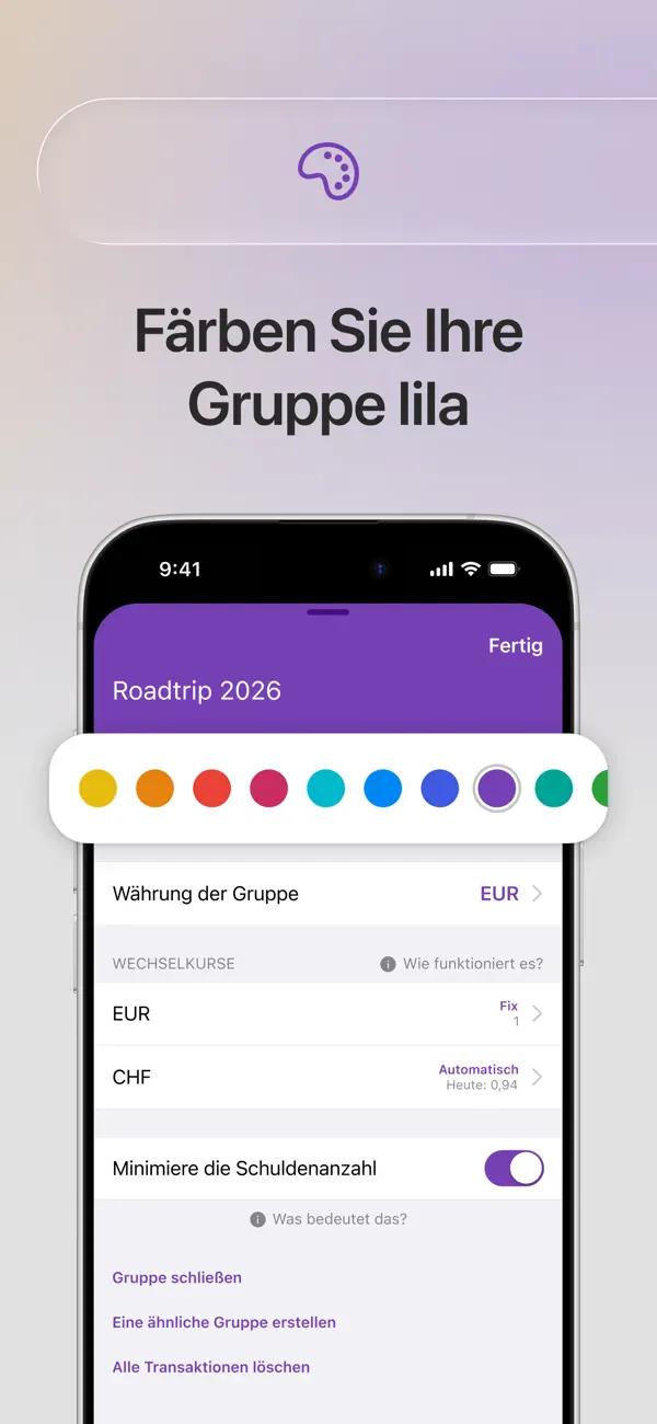 Settle Up - Group Expenses iPhone App Screenshot 8 – Finanzen