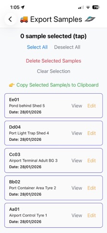 Mozzie App screenshot