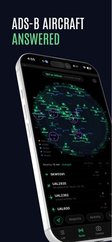 Tailvision by ADS-B Exchange iPhone screenshot 1