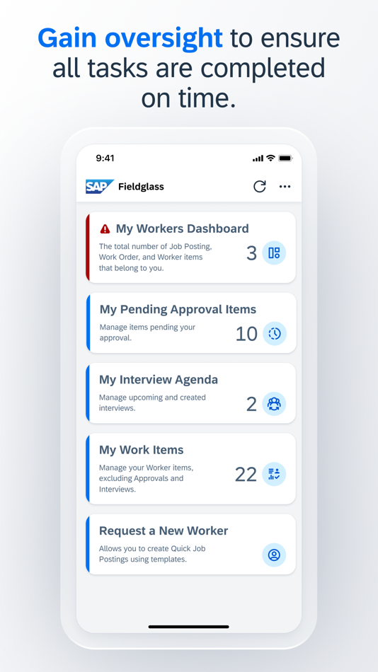 #1. SAP Fieldglass Manager Hub (iOS) 由: SAP SE