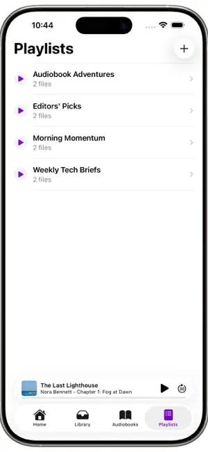 Aucast - mp3 audiobook player screenshot 4