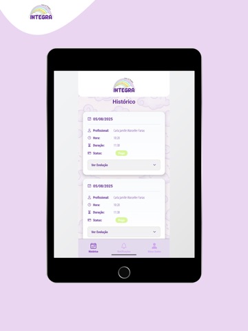 Sistema Agenda Integra iPad screenshot