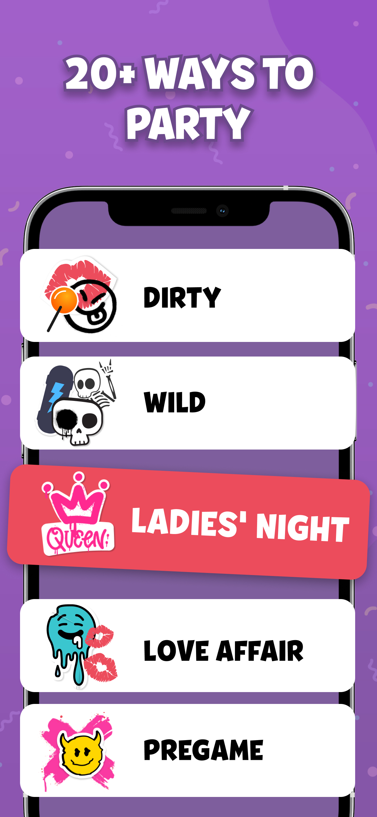 Party Roulette: Group games