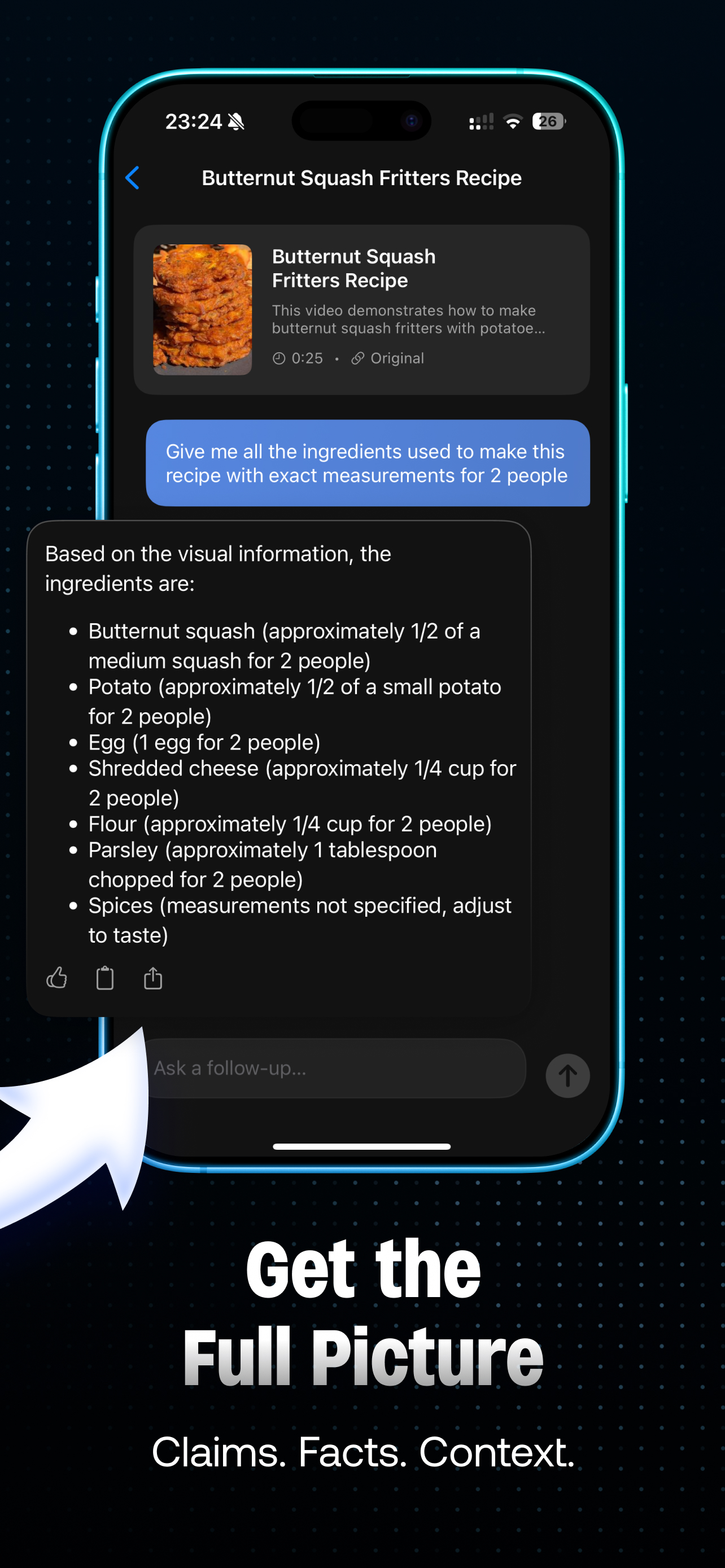 ClipCheck - Ask AI About Video