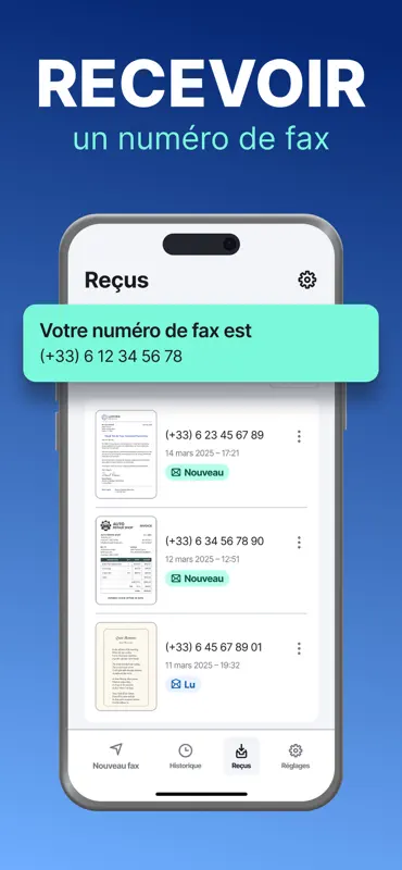 FAX iPhone・Envoyer et Recevoir screenshot 6 of 7