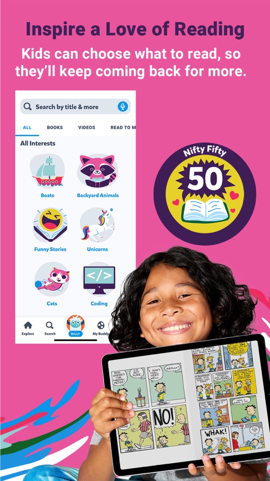 #4. Epic - Kids' Books & Reading (iOS) Podle: Epic Creations, Inc.
