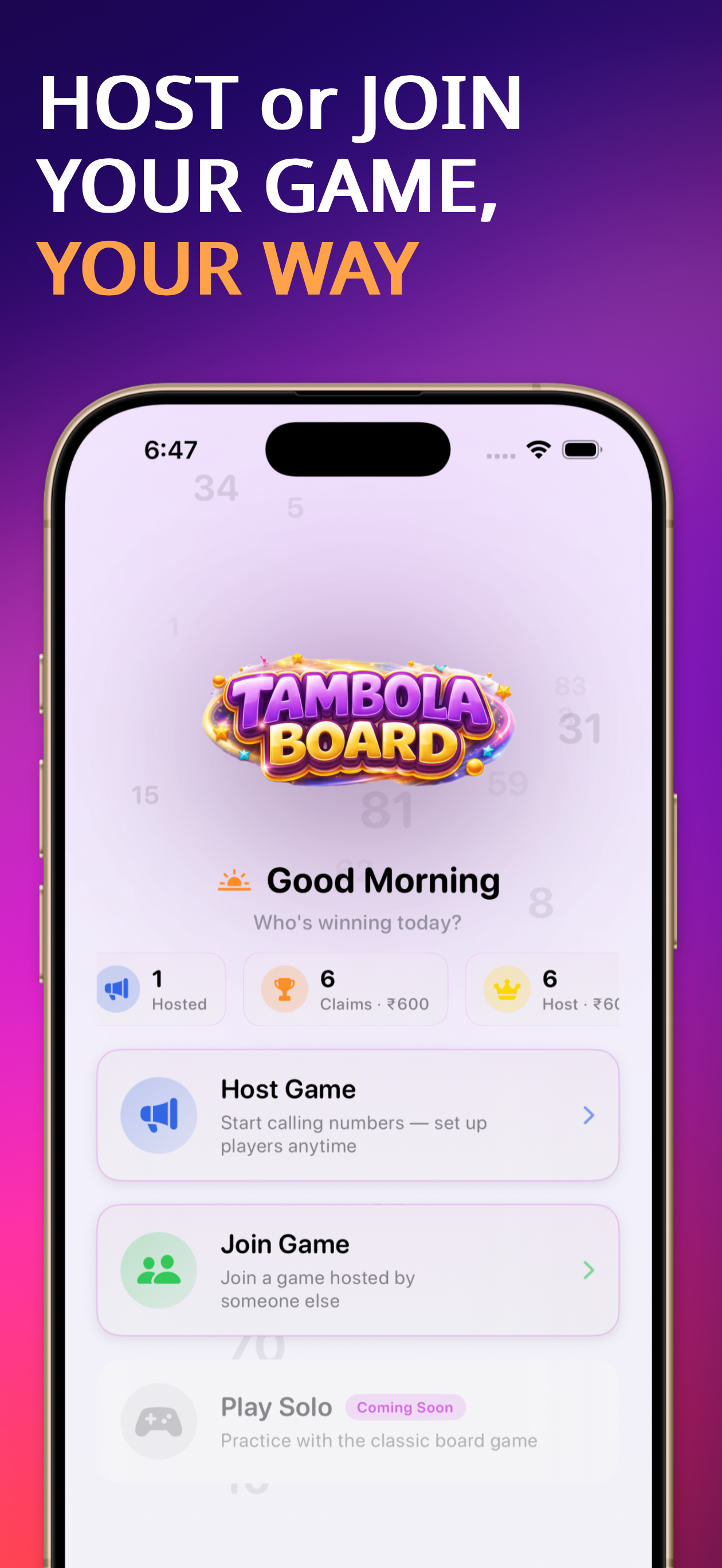 Tambola Board