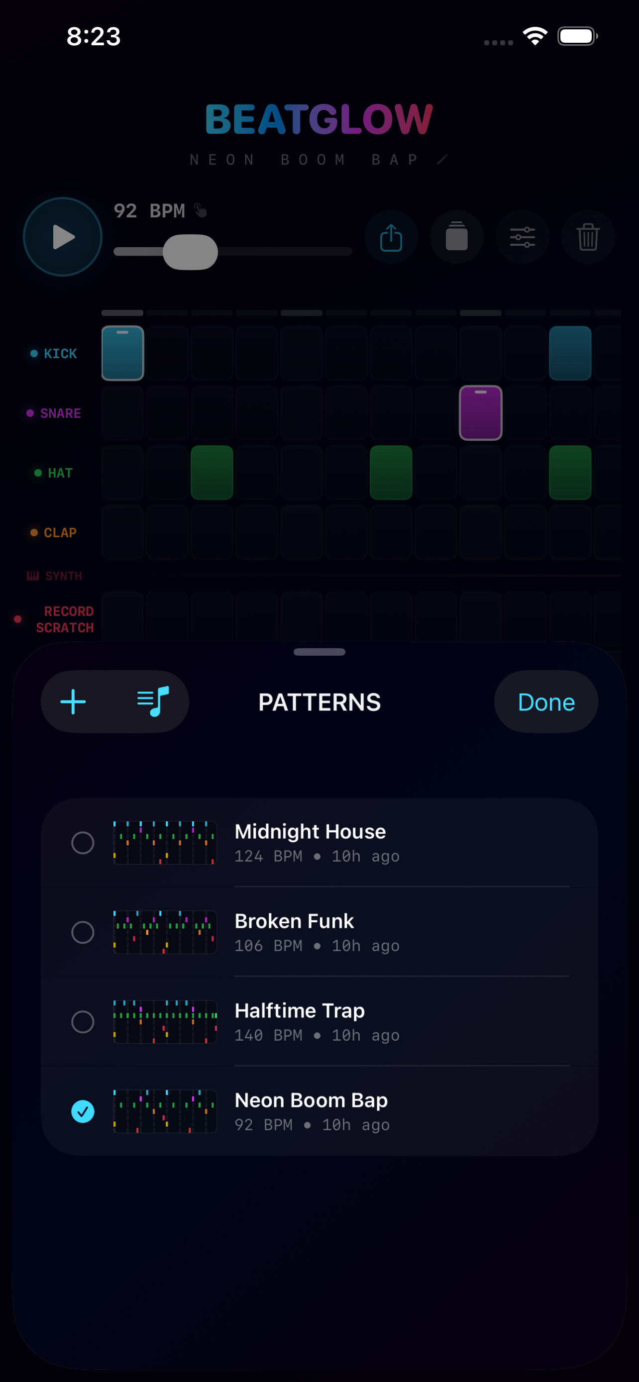 BeatGlow screenshot 4