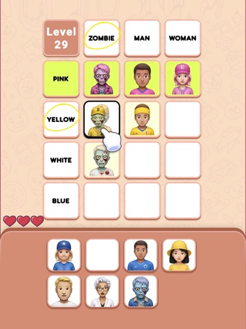 Stick them all - match puzzle iPad screenshot