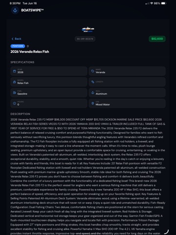 BOATSWIPE - Marketplace iPad screenshot