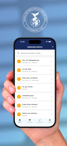 Himnario Digital IMPCH screenshot