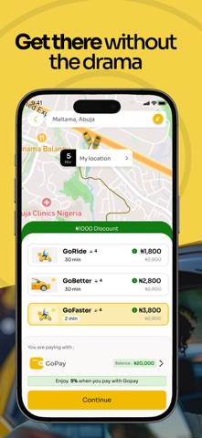 GoApp - Delivery, Rides & Food Screenshot 3 of 7