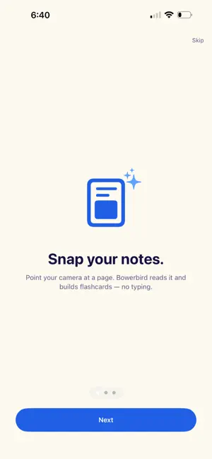 Bowerbird - Flashcards screenshot 1