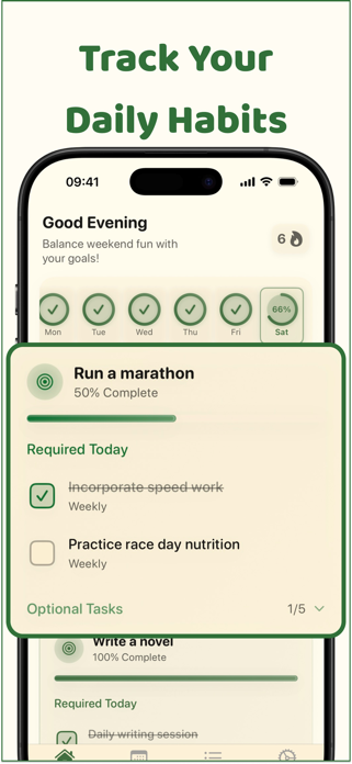 Goal Tracker - Simple Habit Screenshot 2 of 6