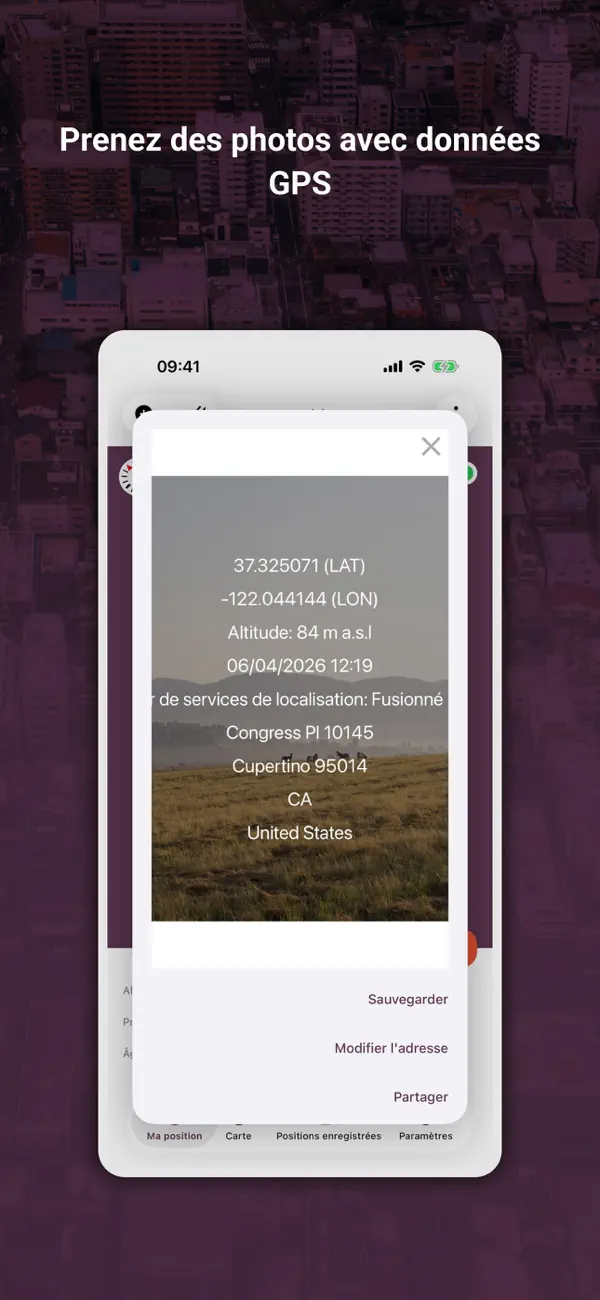 Screenshot #2 pour GPS Ma Position