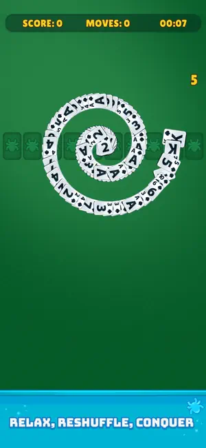 Spider Solitaire Deluxe screenshot 4