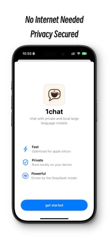 1chat - a simple local AI Screenshot 1 of 2